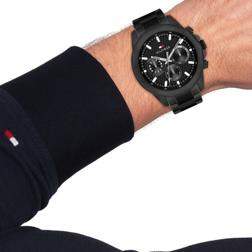 Tommy Hilfiger Black Round Dial Men's Watch TH1710653