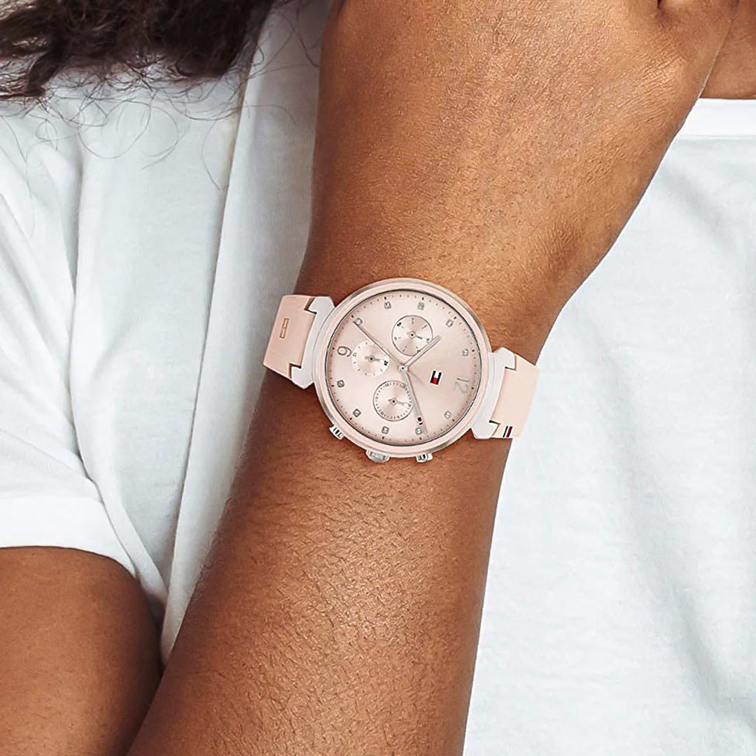 Tommy Hilfiger Ivy Multifunction Pink Dial Ladies Watch | TH1782343