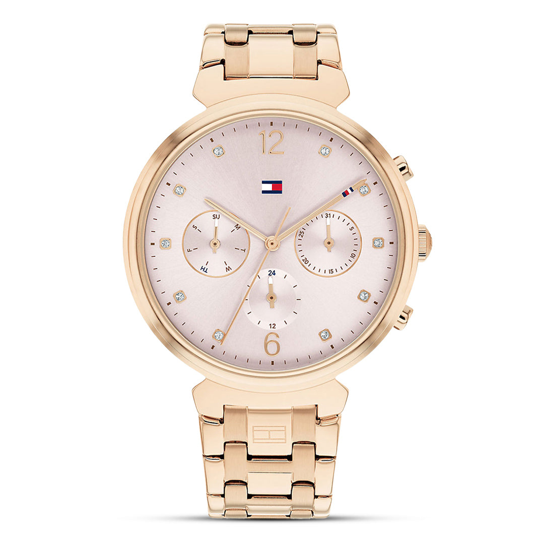 Tommy Hilfiger Ivy Multifunction Pink Dial Ladies Watch | TH1782345