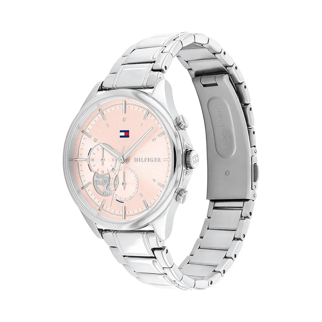 Tommy Hilfiger Quinn Automatic Pink Dial Ladies Watch | TH1782414