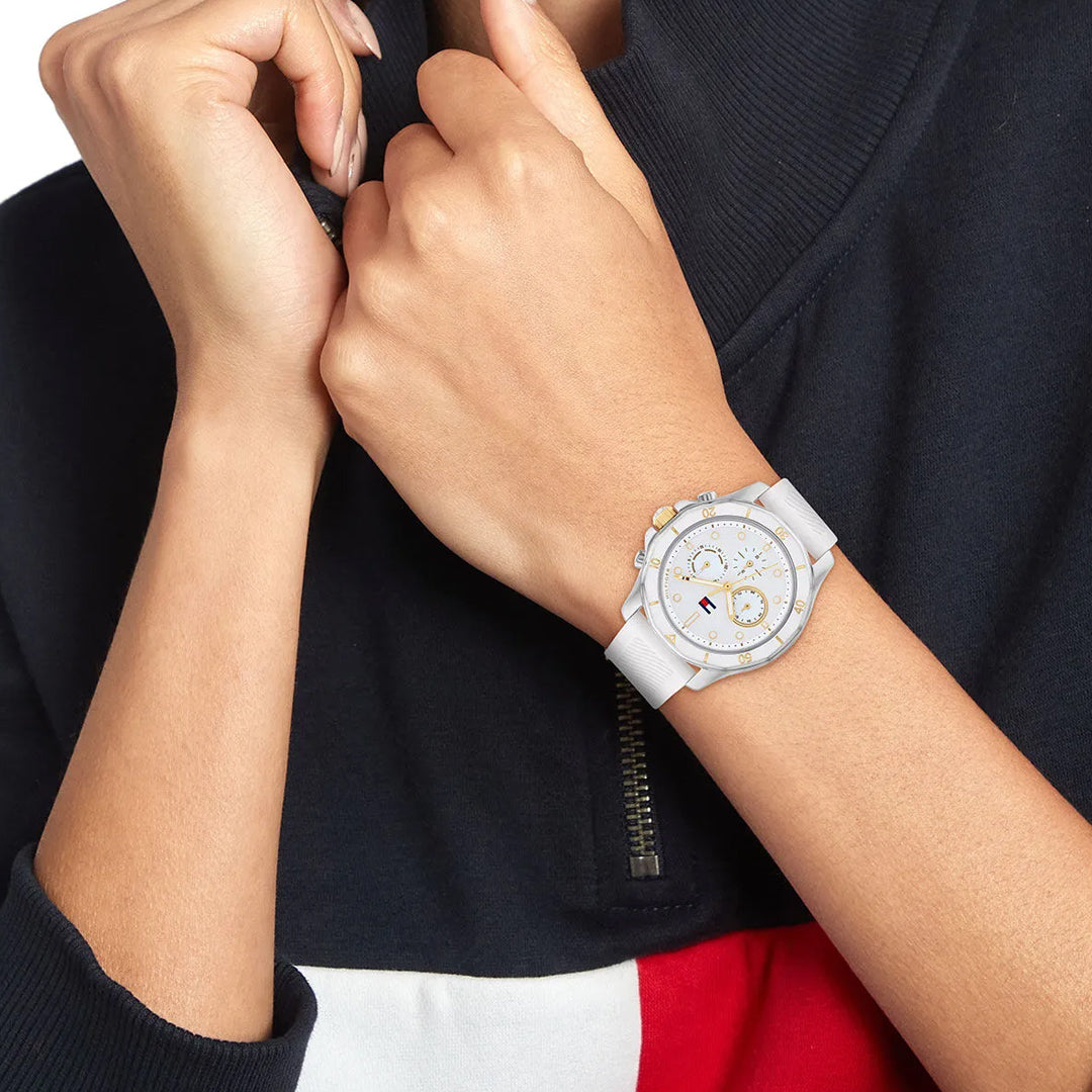 Tommy Hilfiger Multifunction White Dial Ladies Watch | TH1782568