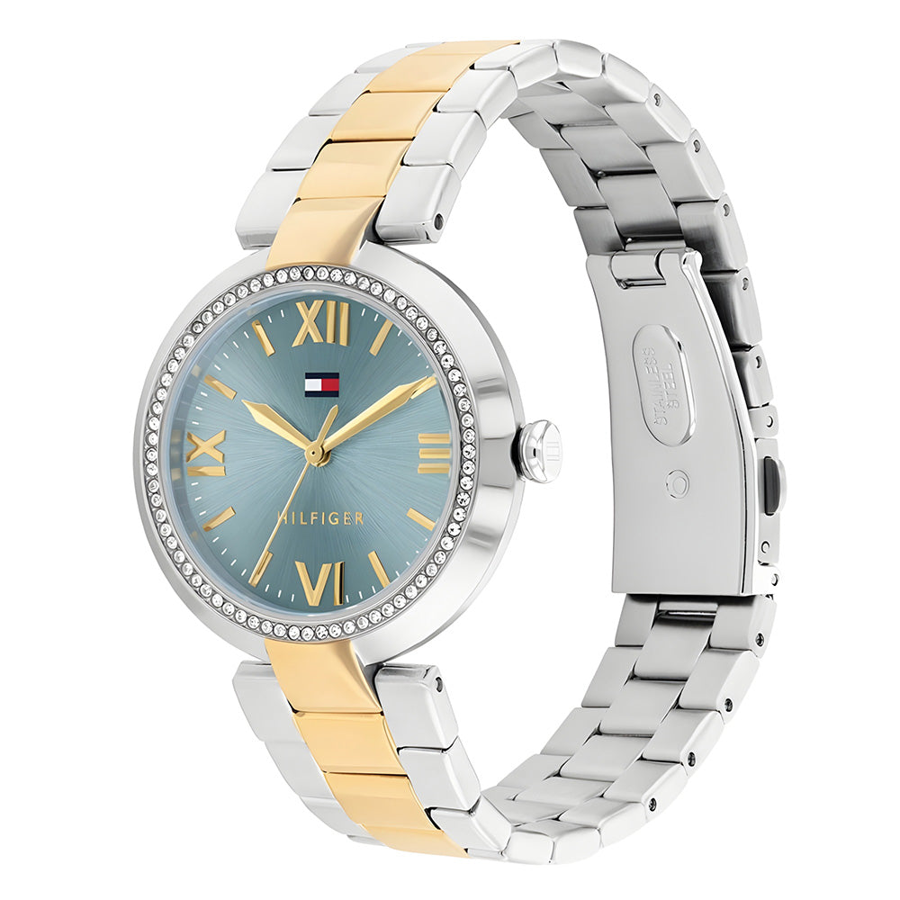 TOMMY HILFIGER ALICE GREEN DIAL WOMEN'S WATCH | TH1782680