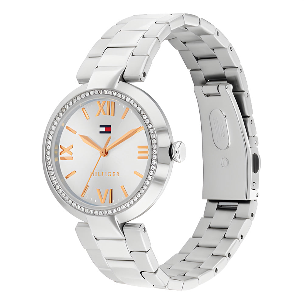 TOMMY HILFIGER ALICE EMBELLISHED TONE WOMEN'S WATCH | TH1782681