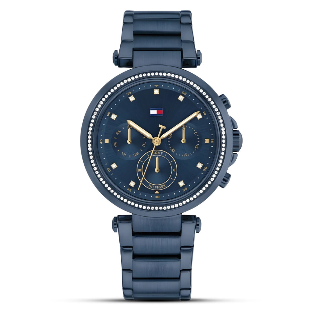 TOMMY HILFIGER EMILY BLUE TONE BLUE DIAL WOMEN'S WATCH c