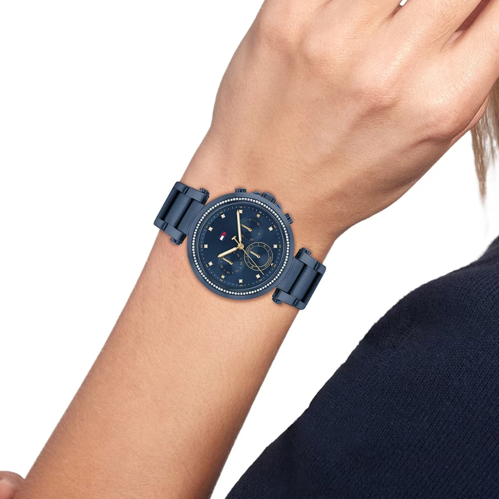 TOMMY HILFIGER EMILY BLUE TONE BLUE DIAL LADIES WATCH TH1782704