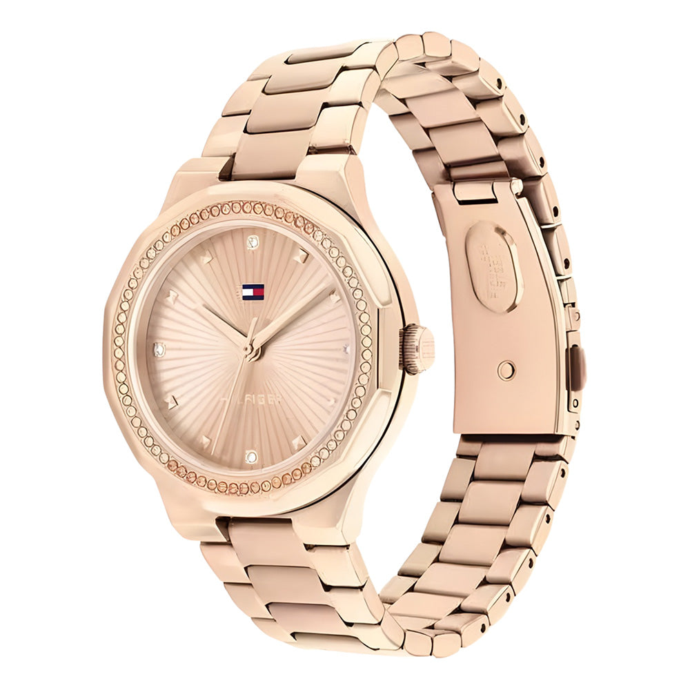 TOMMY HILFIGER ANALOG ROSE GOLD TONE WOMEN'S WATCH| TH1782726