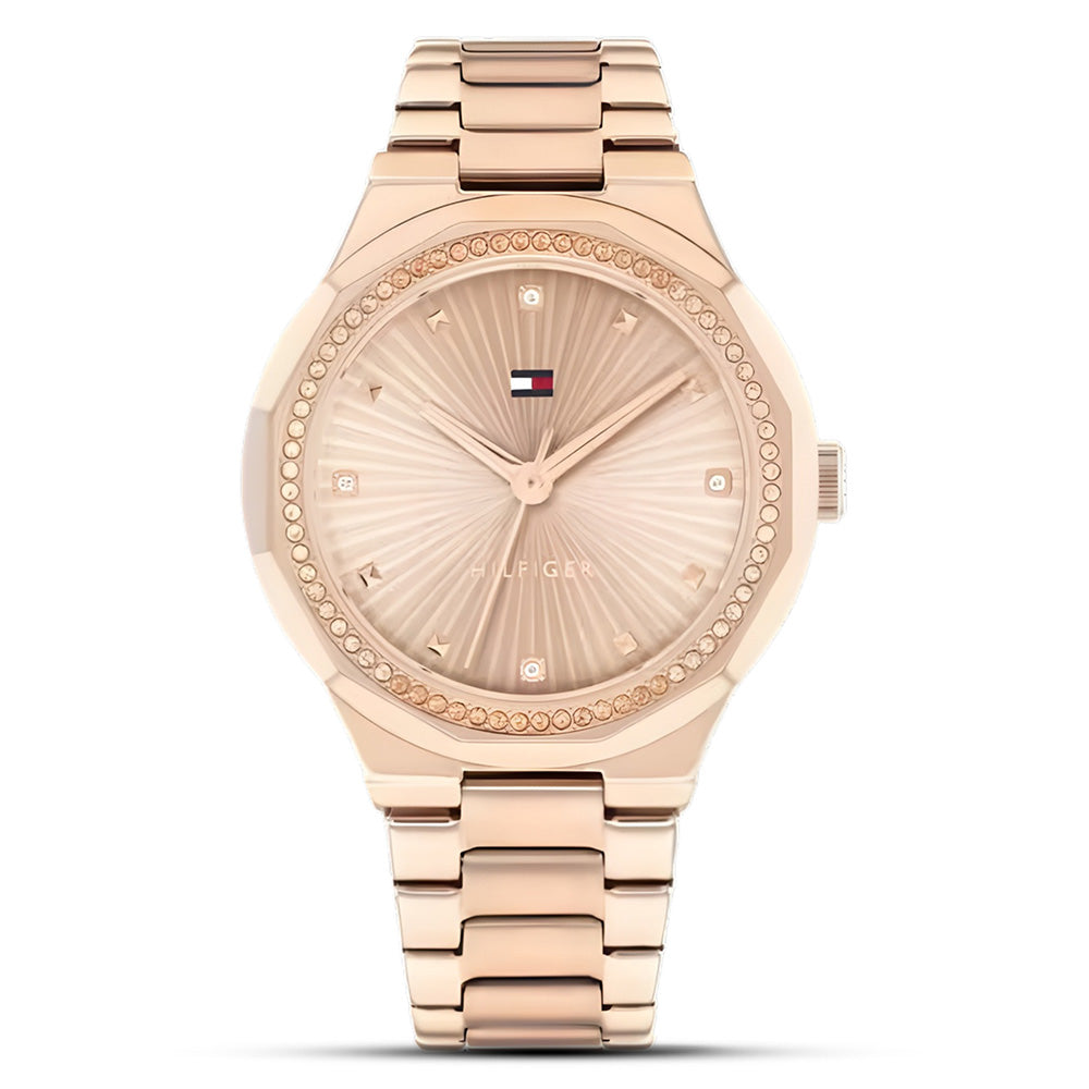 TOMMY HILFIGER ANALOG ROSE GOLD TONE WOMEN'S WATCH| TH1782726