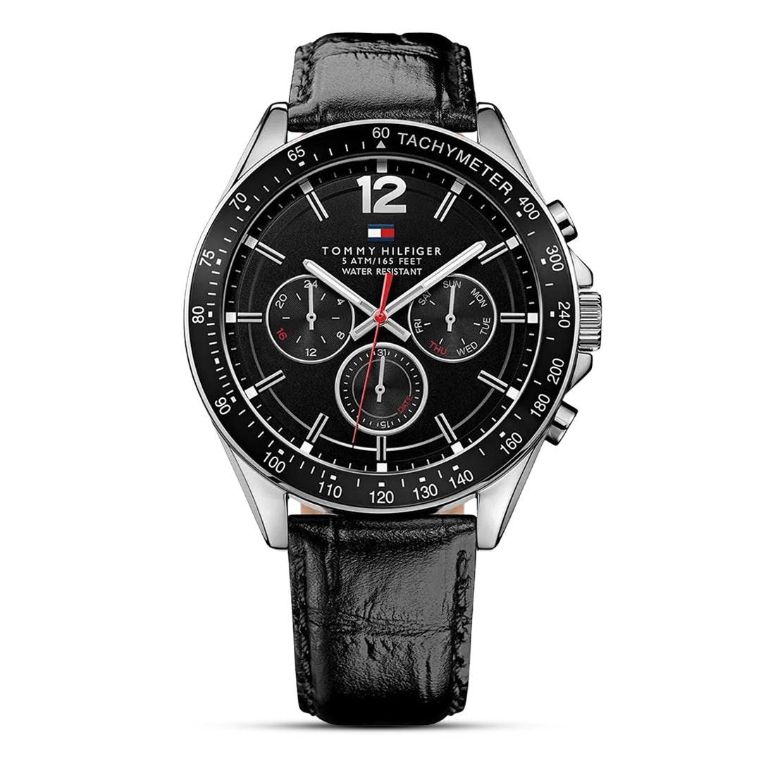 Tommy Hilfiger Luke Multifunction Black Dial Men's Watch | TH1791117