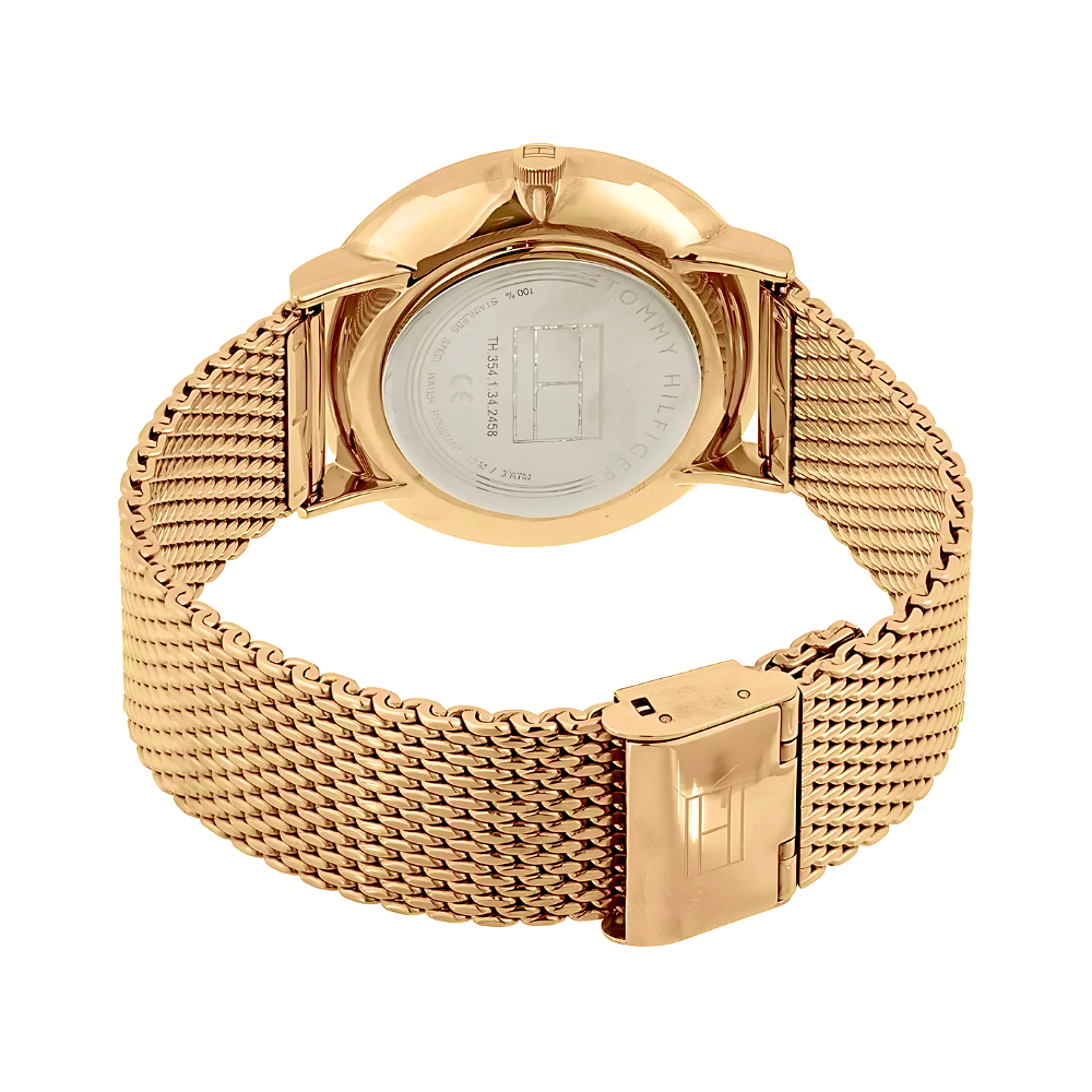 Tommy Hilfiger Rose Gold Tone Grey Dial Men's Watch | TH1791506