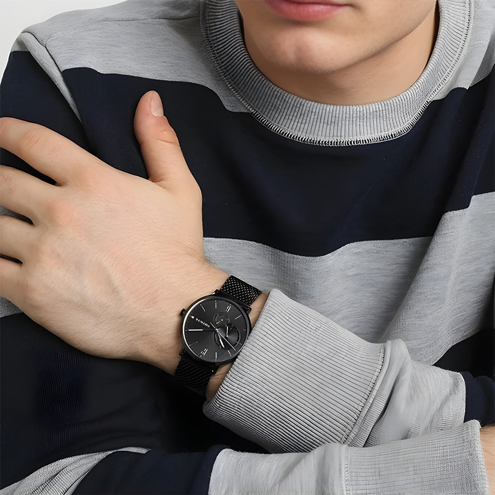 TOMMY HILFIGER ANALOG BLACK DIAL MEN'S WATCH TH1791507