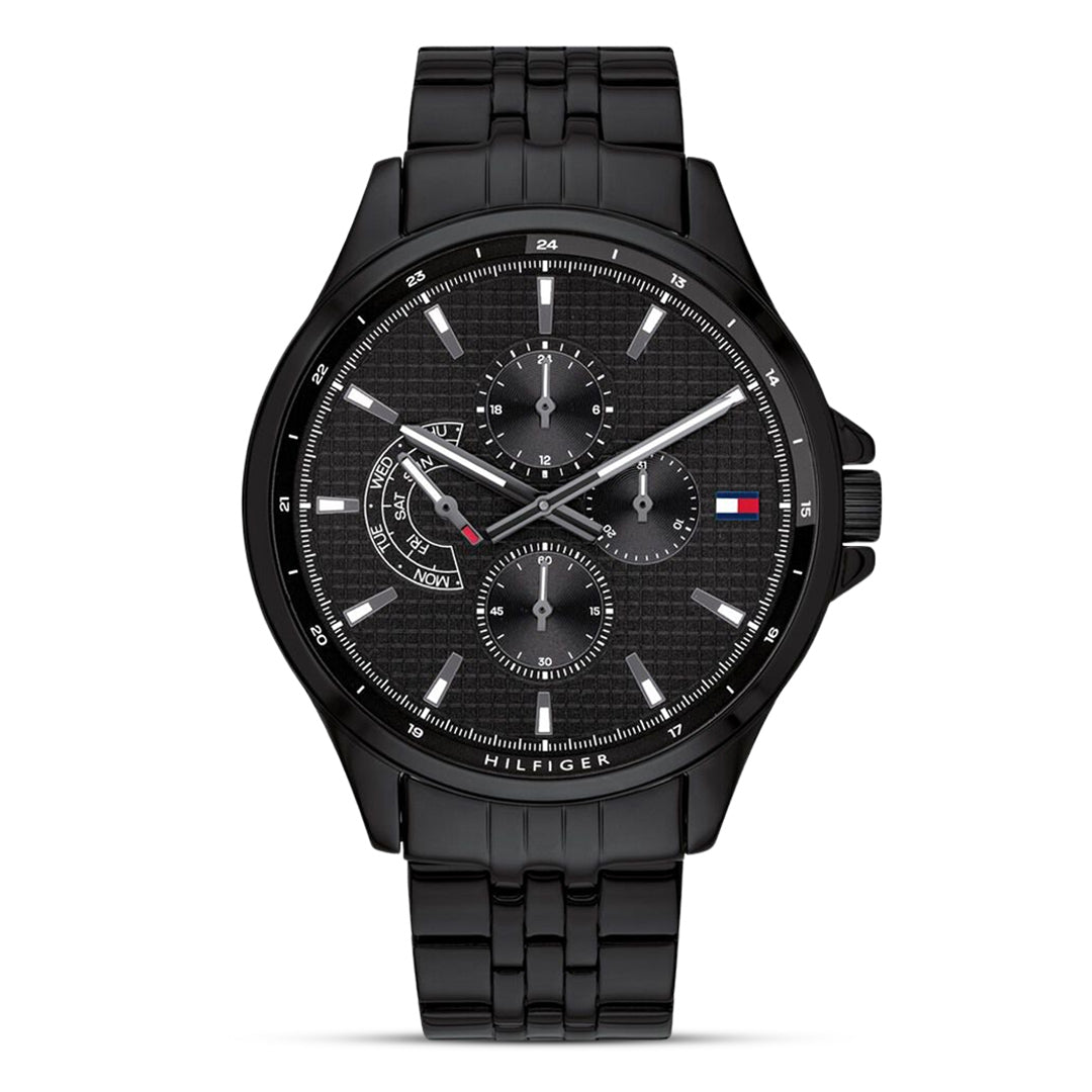 Tommy Hilfiger Shawn Multifunction Black Dial Men's Watch | TH1791611