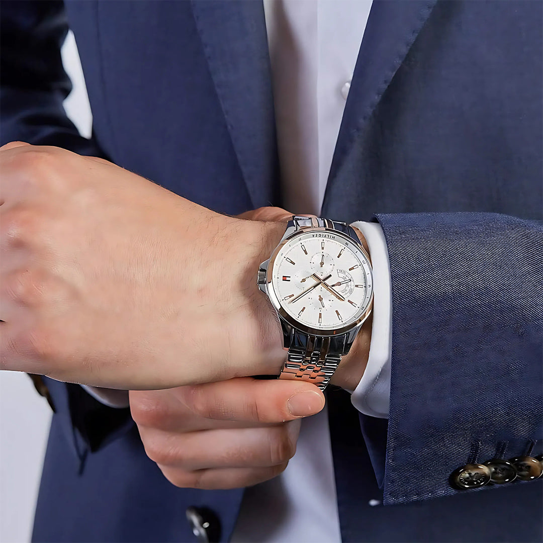 Tommy Hilfiger Shawn Multifunction White Dial Men's Watch | TH1791617