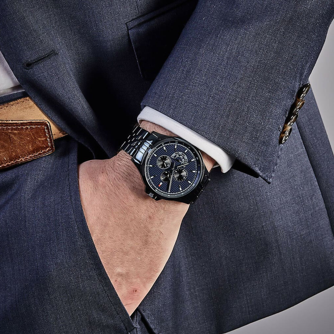 Tommy Hilfiger Shawn Multifunction Blue Dial Men's Watch | TH1791618