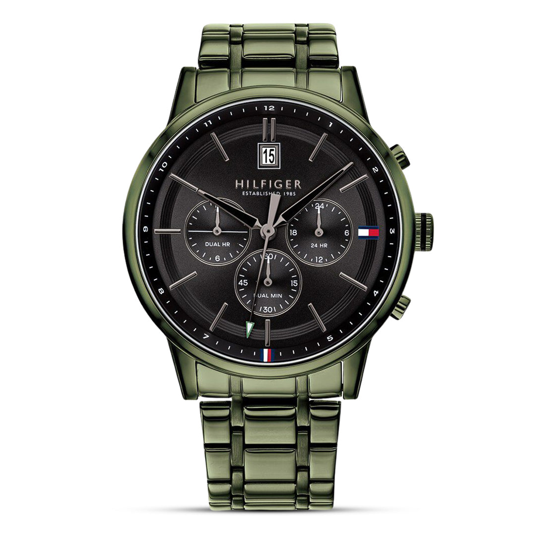 Tommy Hilfiger Kyle Chronograph Black Dial Men's Watch | TH1791634