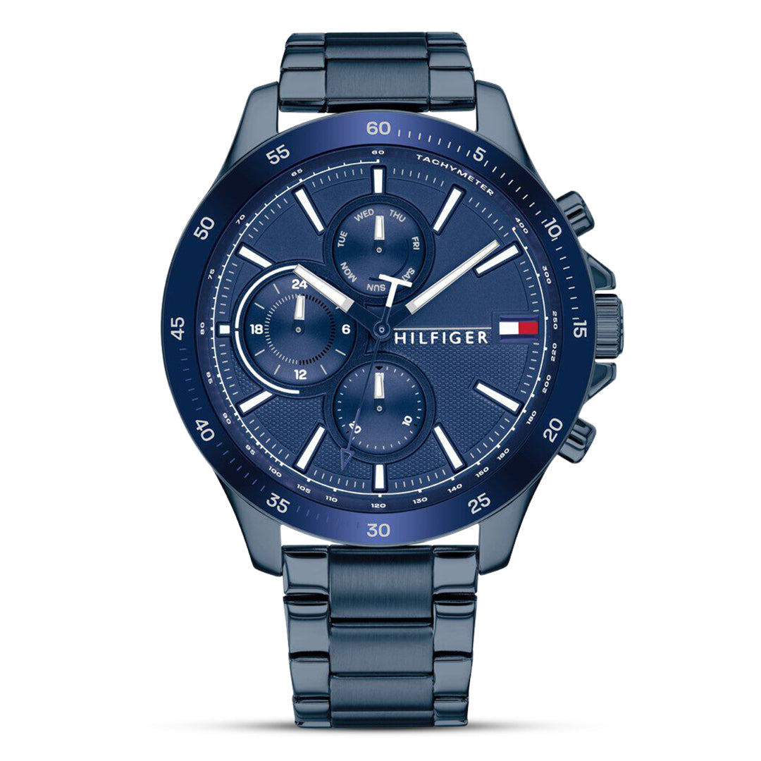 Tommy Hilfiger Bank Round Blue Men's Watch| TH1791720