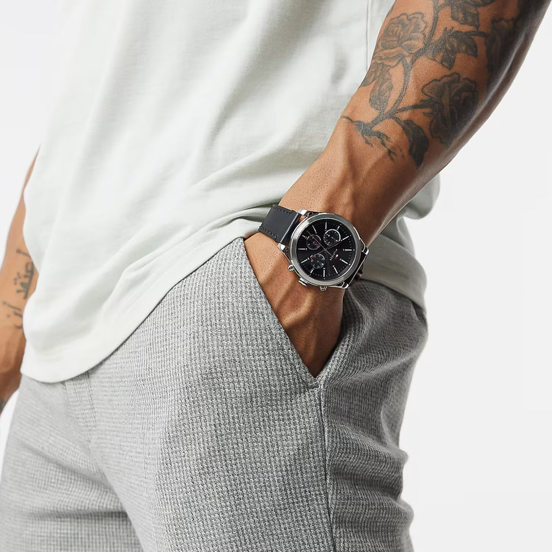 Tommy Hilfiger Ashton Multifunction Black Dial Men's Watch | TH1791740