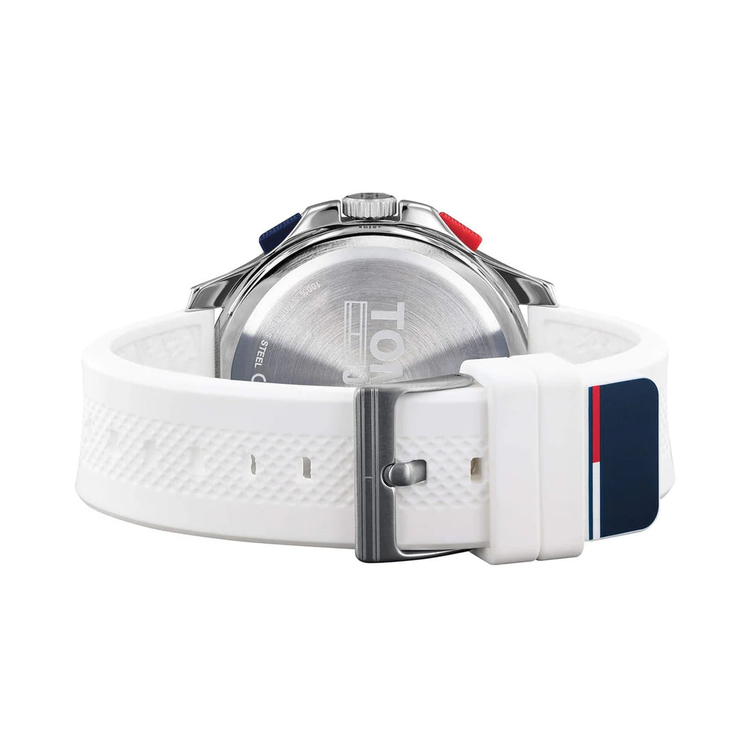 Tommy Hilfiger Digital Grey Dial Silicone Band Men's Watch | TH1791764
