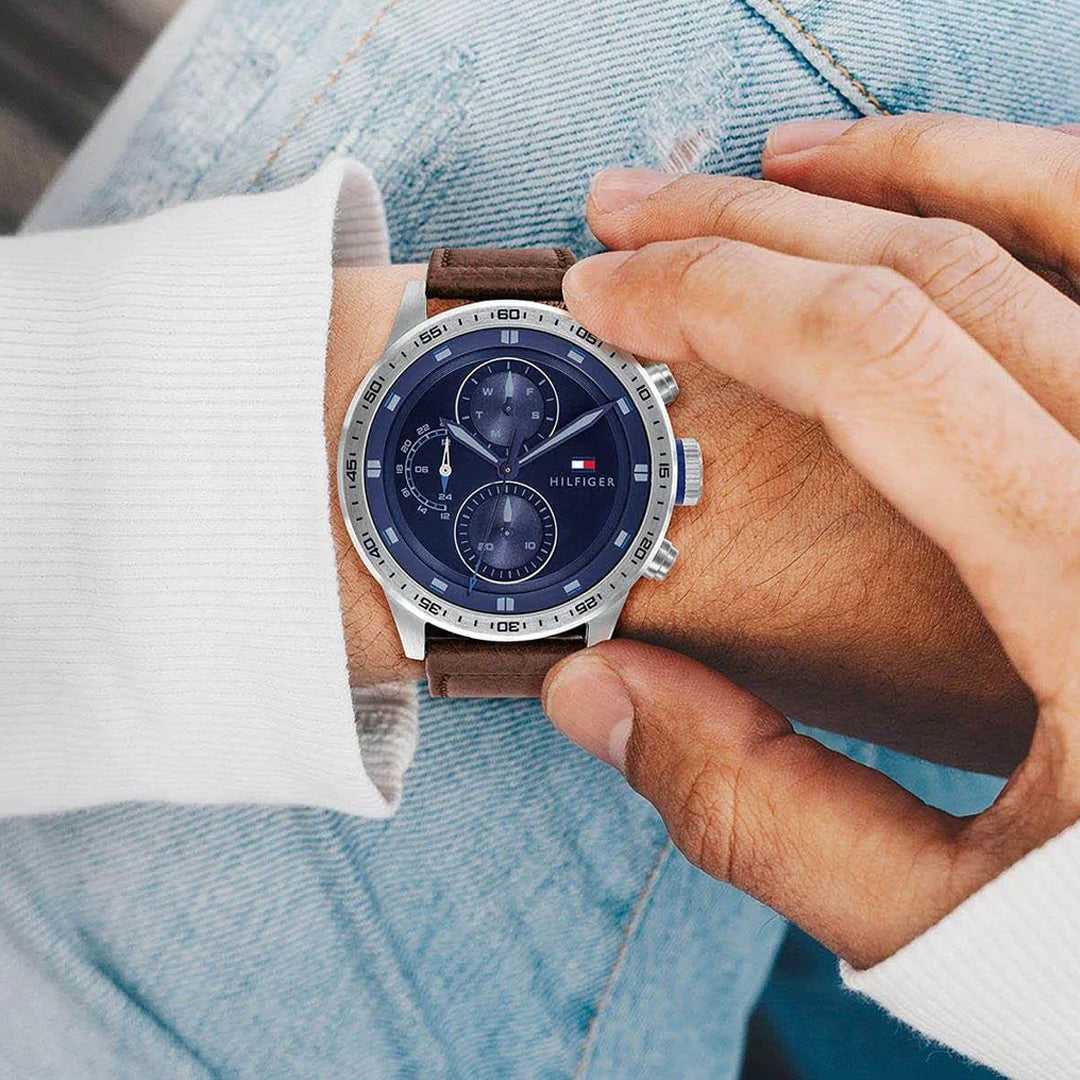 Tommy Hilfiger Trent Navy Blue Dial Men's Watch | TH1791807