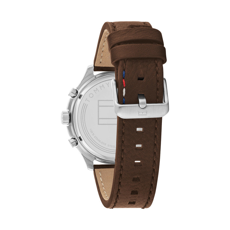 Tommy Hilfiger Asher Brown Leather Men's Watch TH1791855