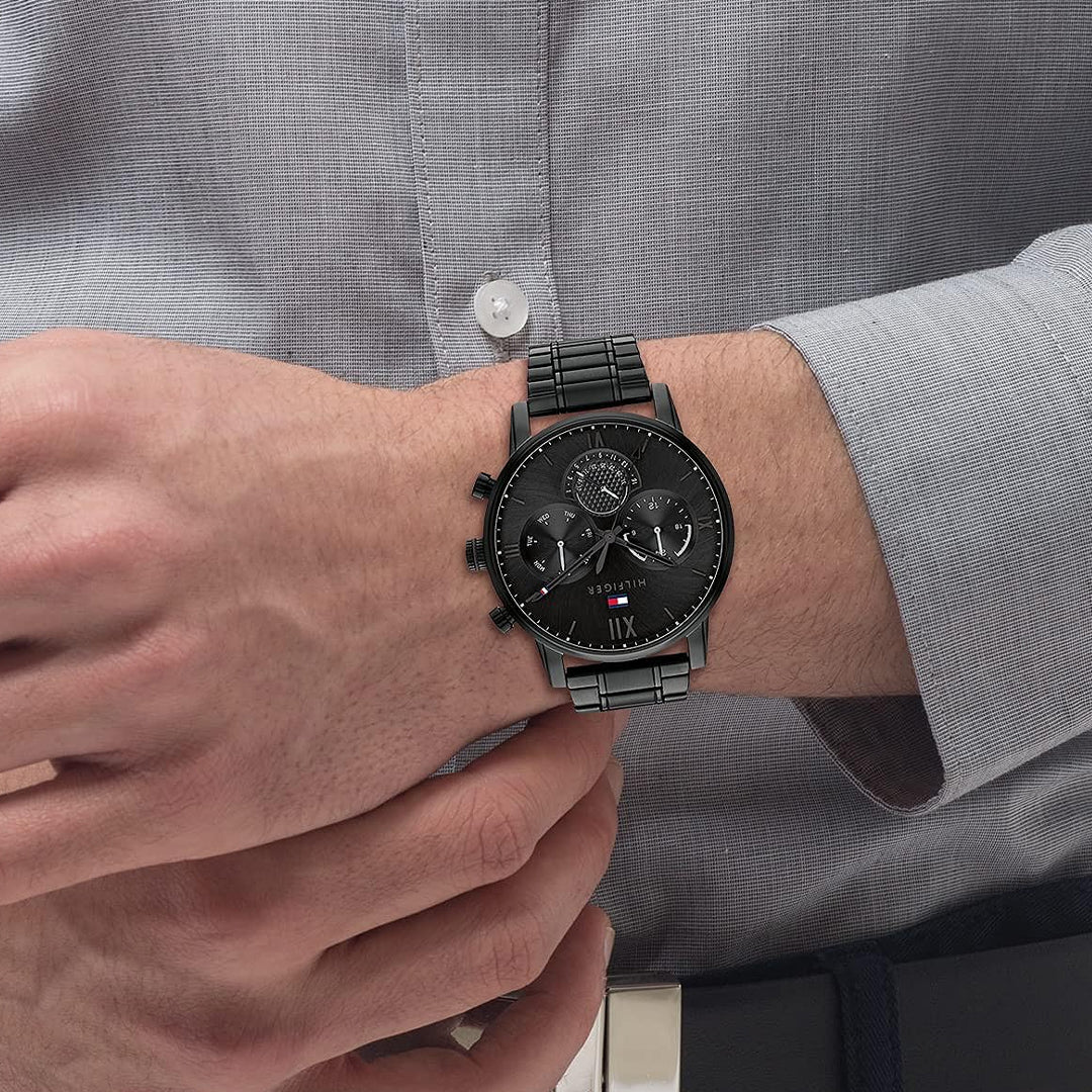 Tommy Hilfiger Sullivan Multifunction Black Dial Men's Watch | TH1791879