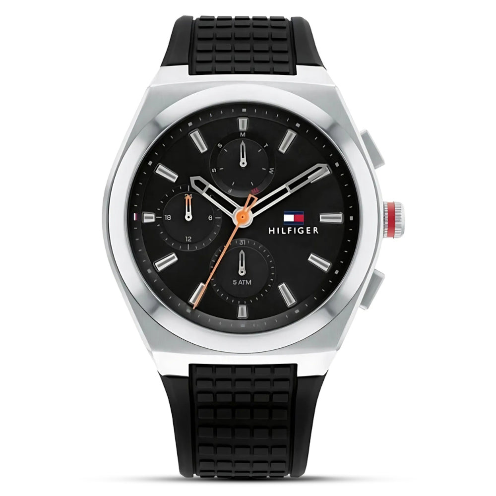 Tommy Hilfiger Silicone Black Men's Watch| TH1791898