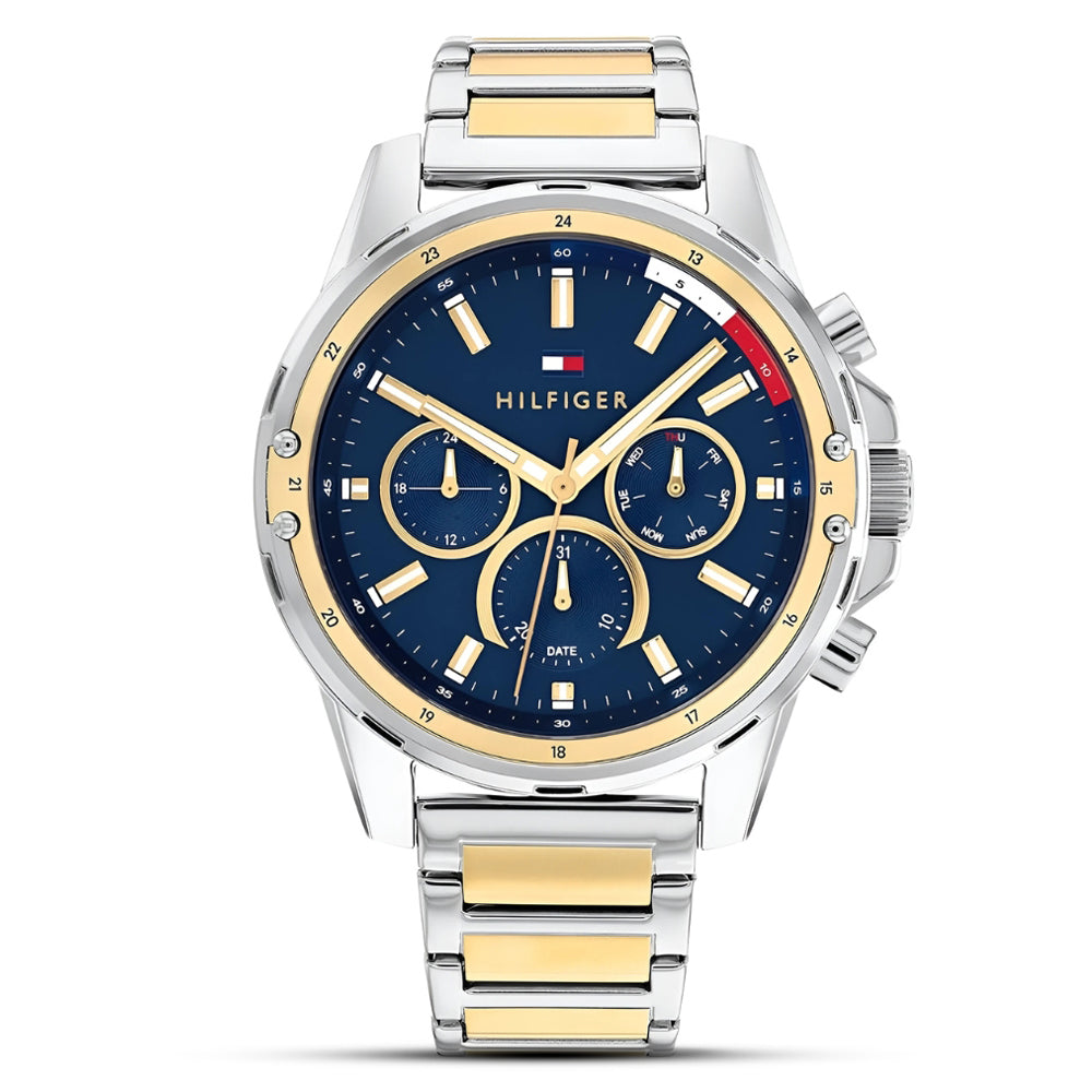 Tommy Hilfiger Two Tone Blue Dial Men's Watch | TH1791937