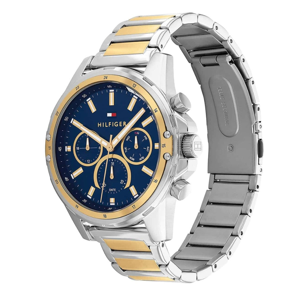 Tommy Hilfiger Two Tone Blue Dial Men's Watch | TH1791937