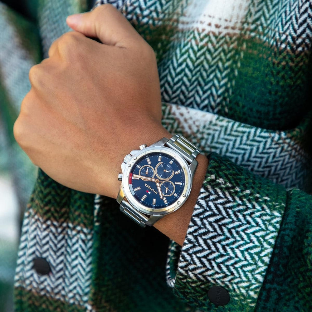 Tommy Hilfiger Two Tone Blue Dial Men's Watch | TH1791937