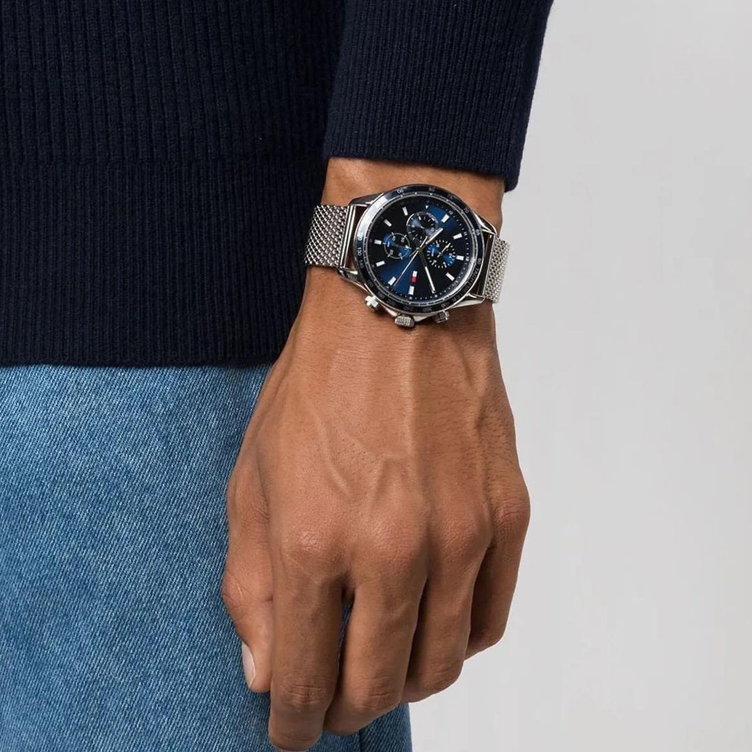 Tommy Hilfiger Miles Chronograph Blue Dial Men's Watch | TH1792018