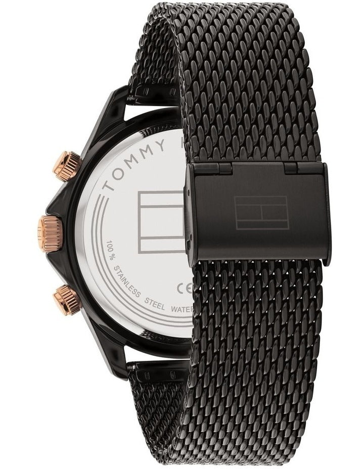 Tommy Hilfiger Miles Black Chronograph Men's Watch TH1792020