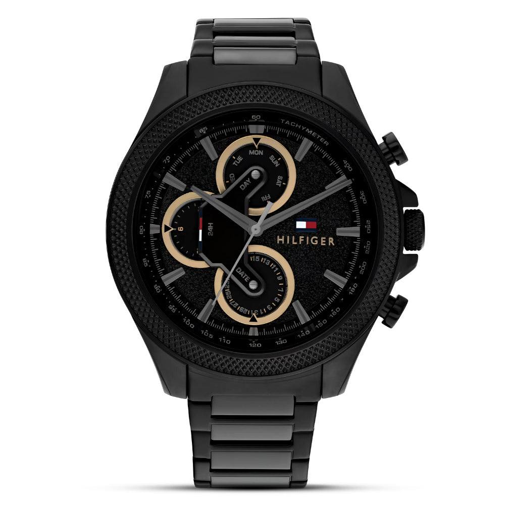 Tommy Hilfiger Clark Multifunction Black Dial Watch | TH1792081