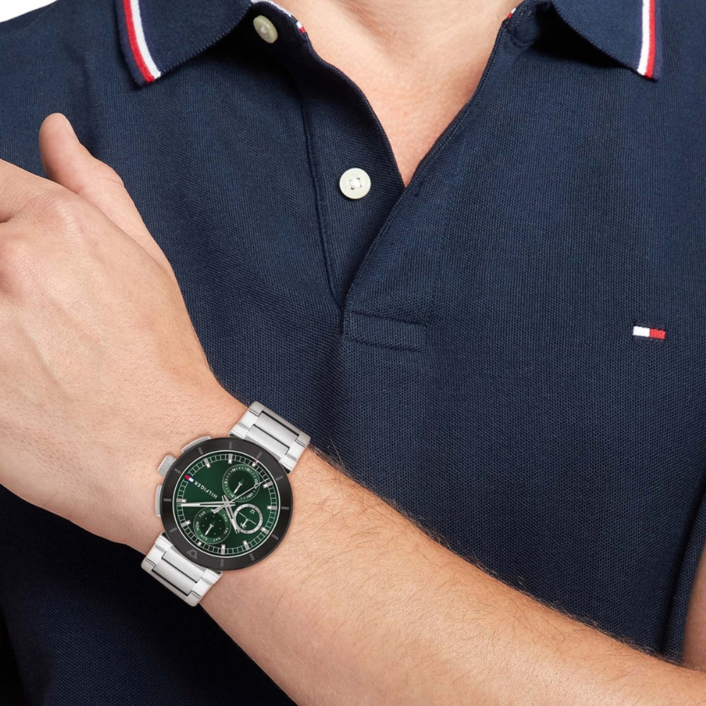 Tommy Hilfiger Lorenzo Green Dial Men's Watch TH1792117