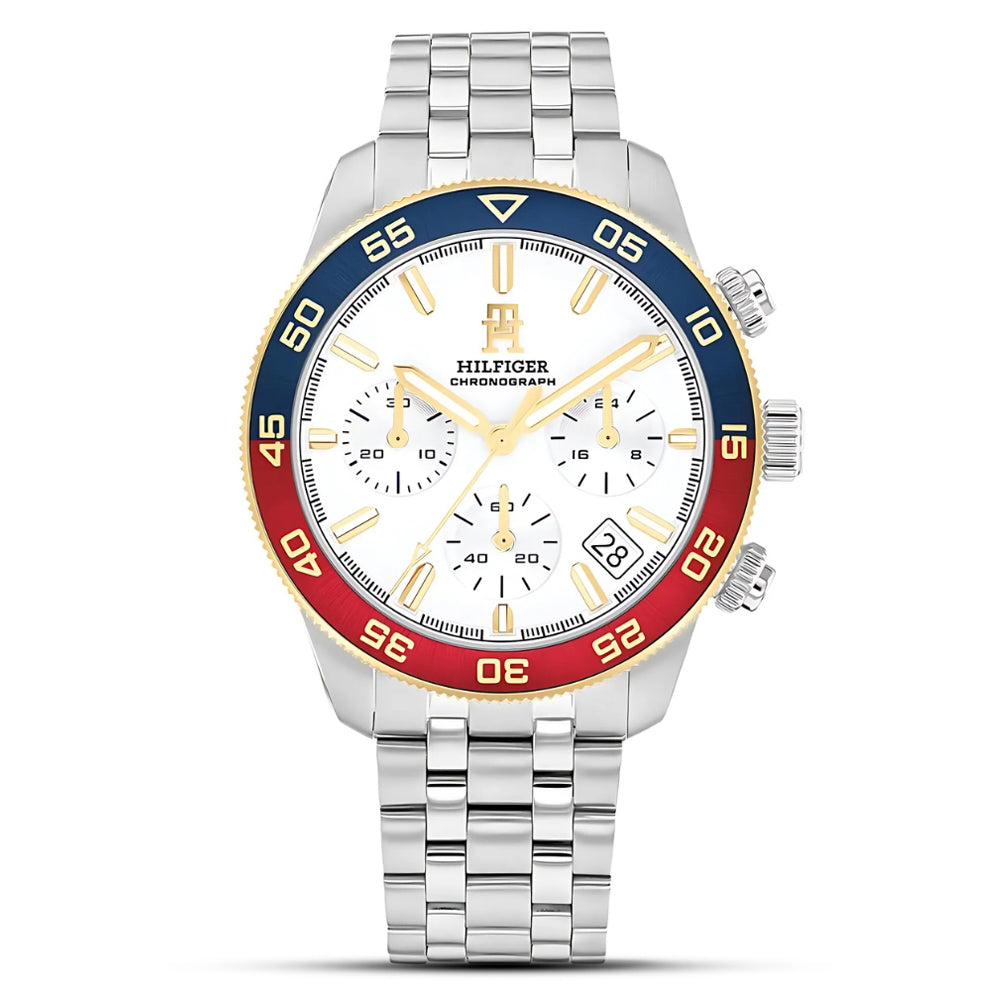 Tommy Hilfiger Miesten Rannekello White Dial Men's Watch | TH1792184