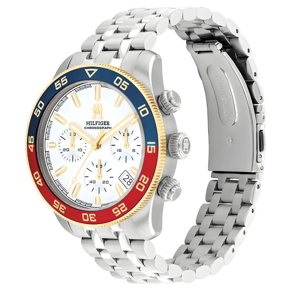 Tommy Hilfiger Miesten Rannekello White Dial Men's Watch | TH1792184