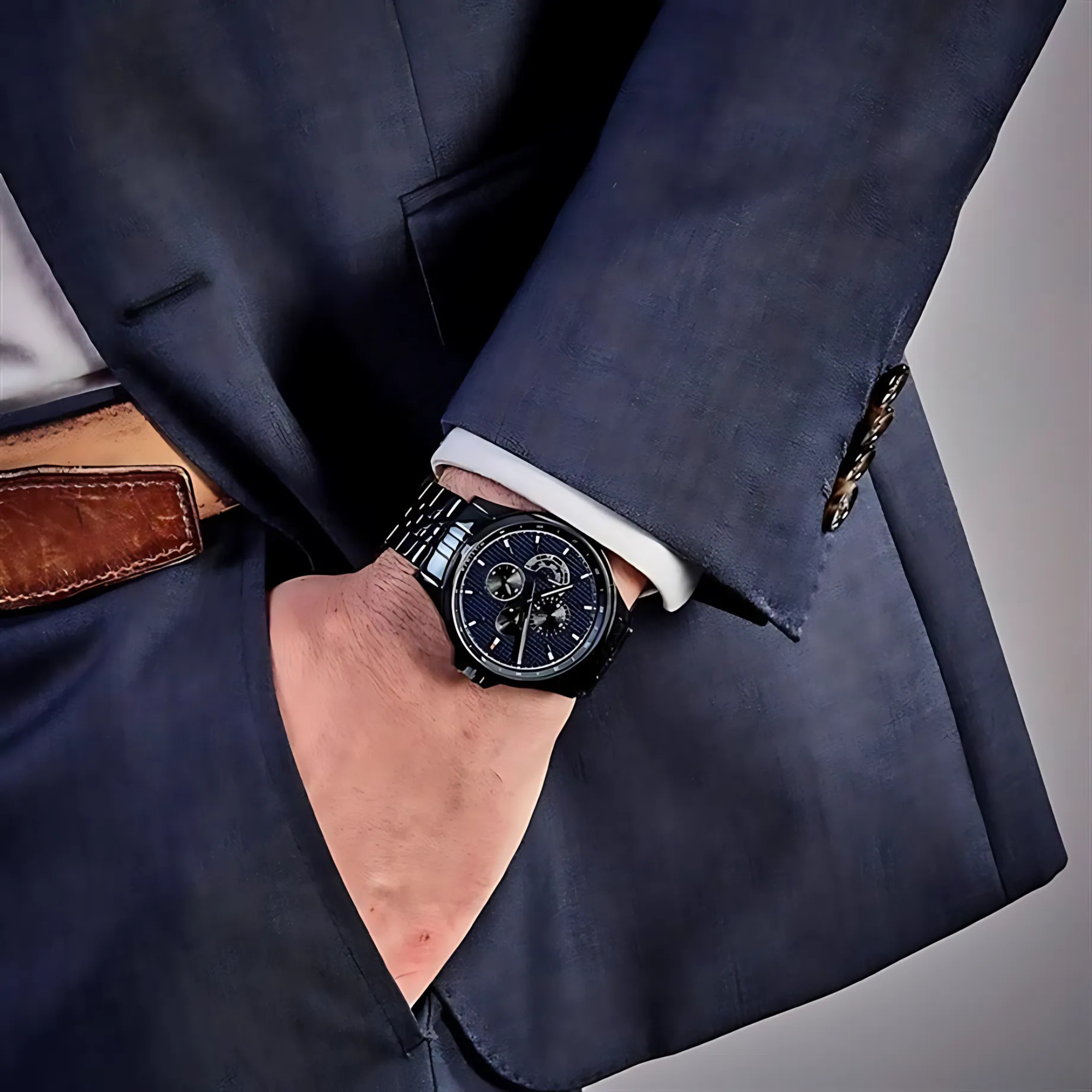 Tommy Hilfiger Shawn Multifunction Black Dial Men's Watch | TH1791611