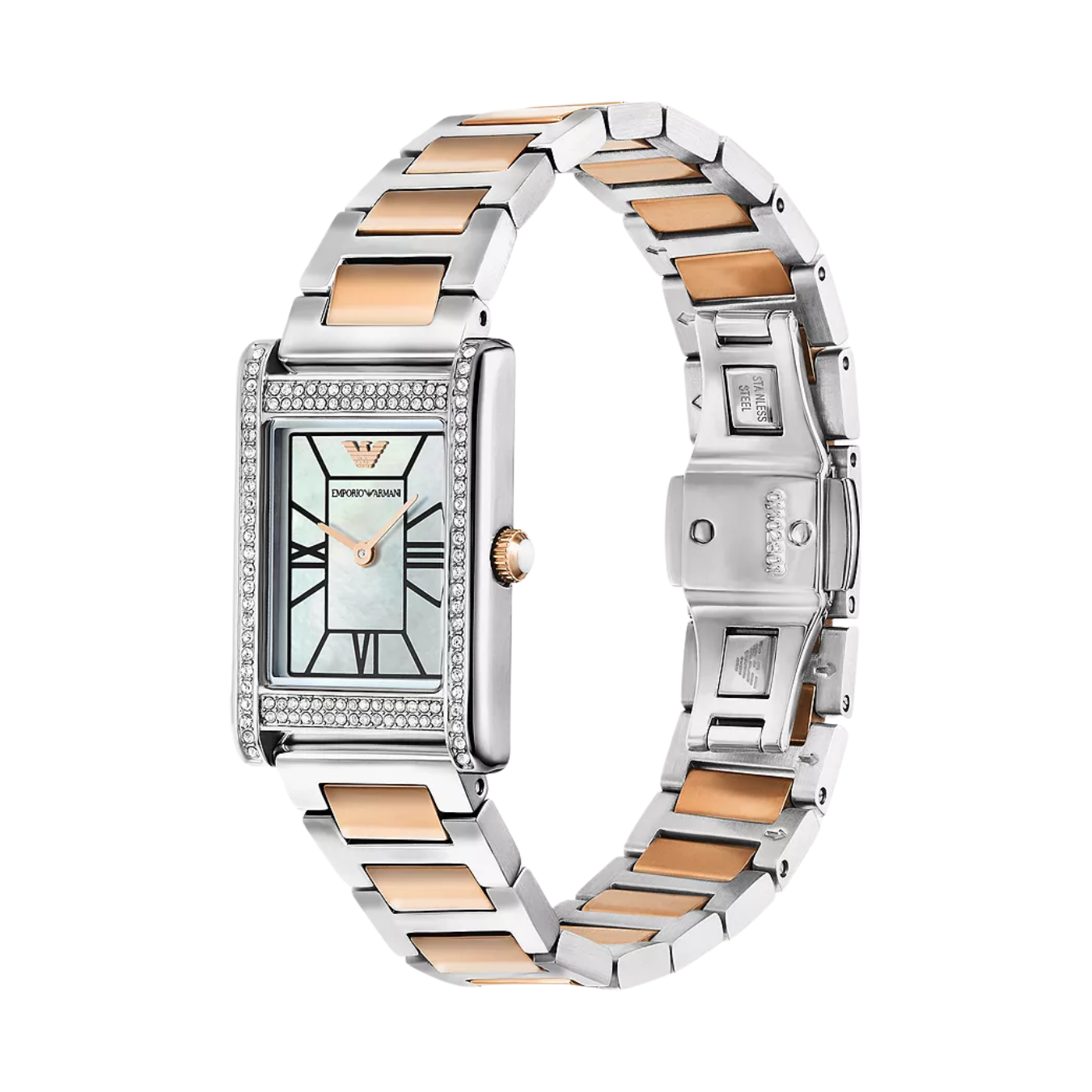 Emporio Armani Genni Mother Of Pearl Dial Ladies Watch | AR11626