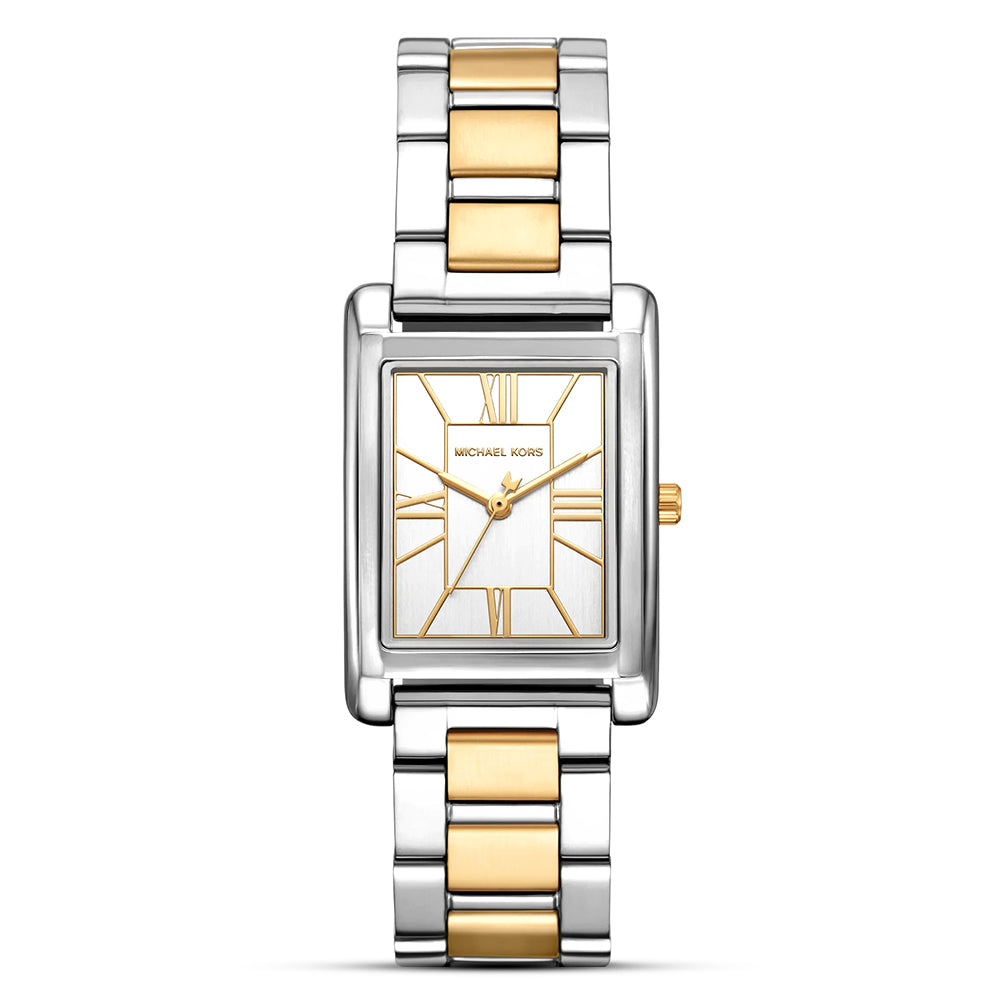 Michael Kors Essex Two Tone White Dial Ladies Watch | MK4967