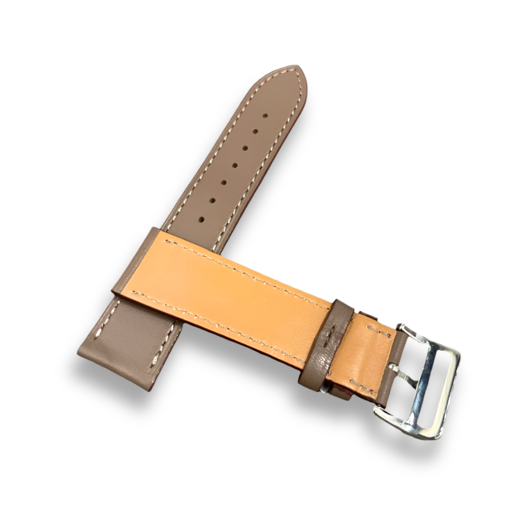 CAVERN 22MM Tortilla Brown Soft Leather Watch Strap| Time Access