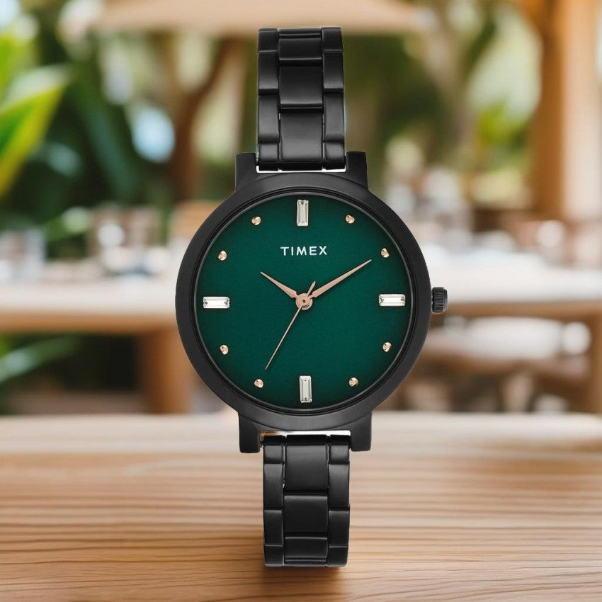 TIMEX Analog Green Dial Women's Watch| TWHL41SMU18