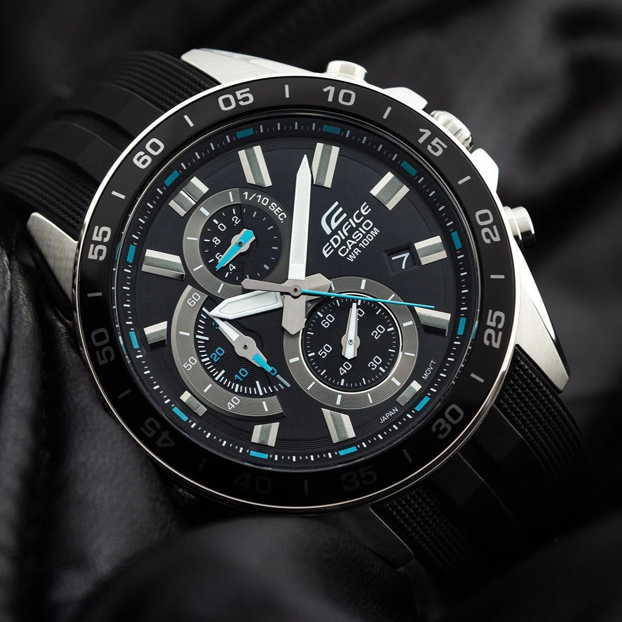 Casio Edifice Analog Black Dial Men's Watch EFV-550P-1AVUDF