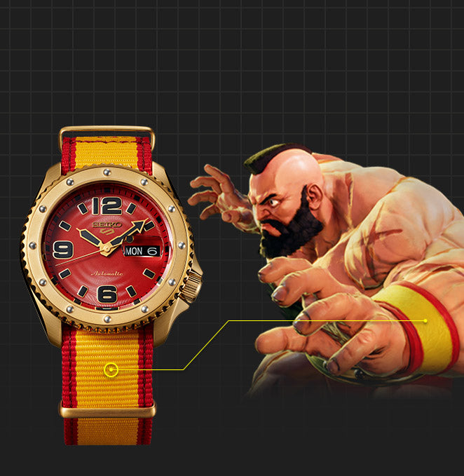 SEIKO 5 Sports Street Fighter V-Zangief Automatic Gents Watch | SRPF24K1