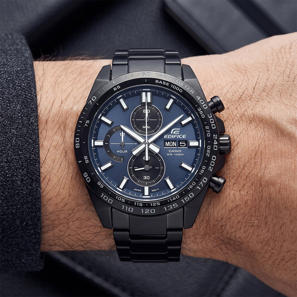Casio Edifice Chronograph Blue Dial Watch EFR-574DC-2AVUDF