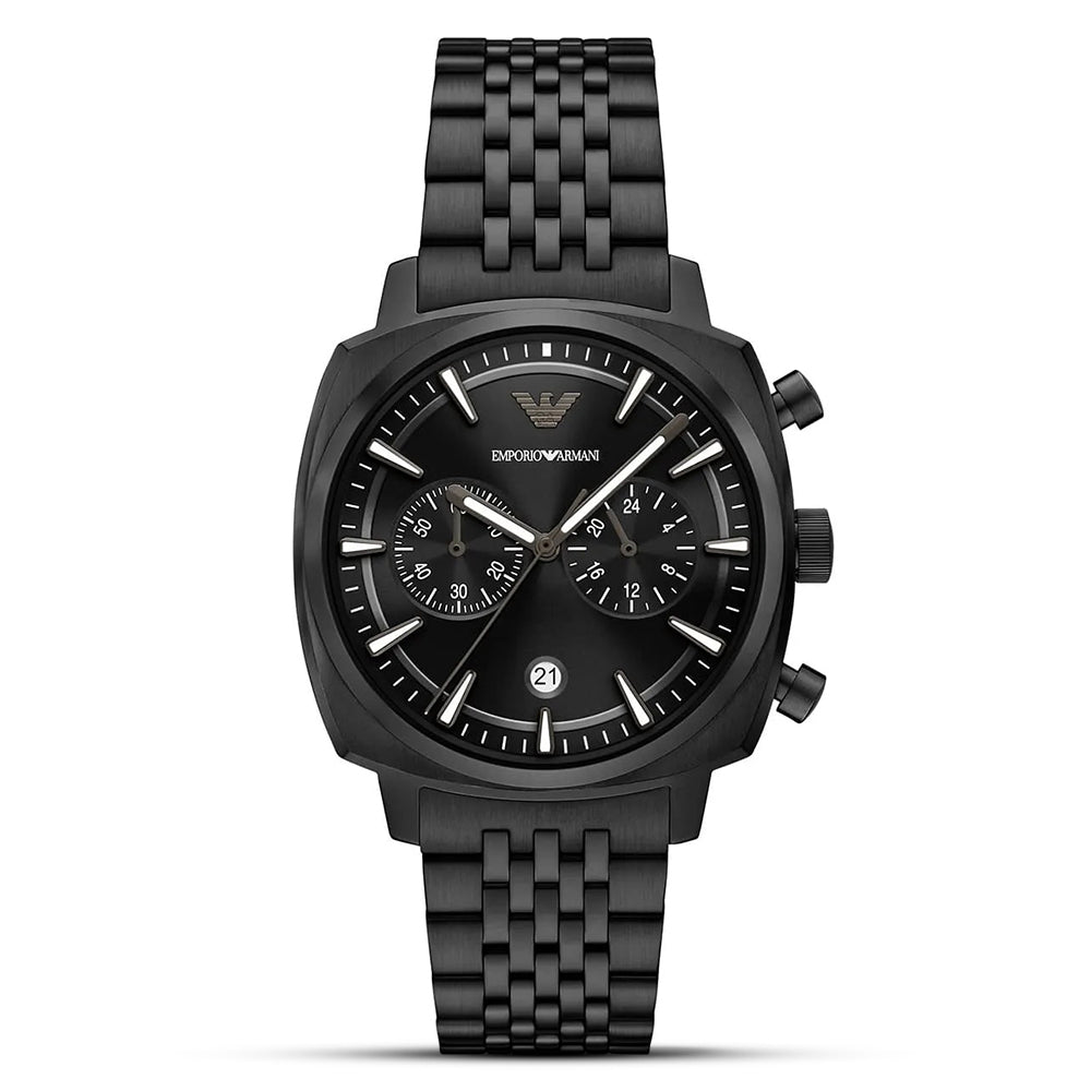 Emporio Armani Carlo Black Dial Men's Watch | AR11727