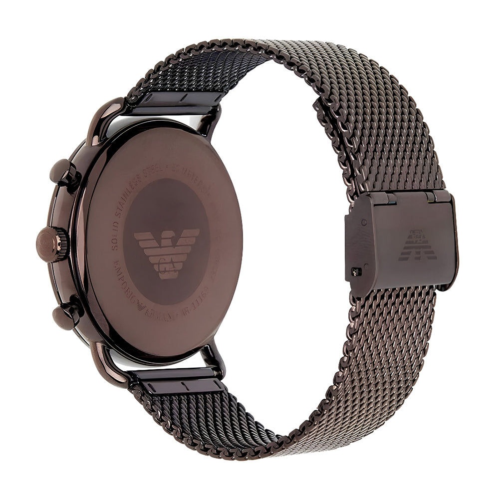Emporio Armani Aviator Chronograph Brown Dial Men's Watch | AR11169