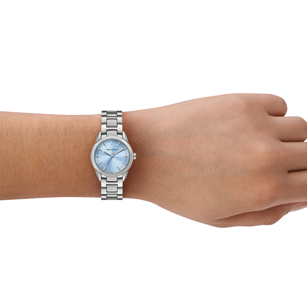 Tory Burch Small Miller Blue Dial Ladies Watch TBW9064