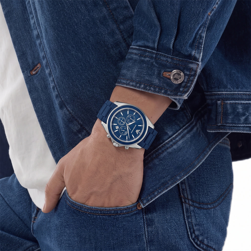 Emporio Armani Sportivo Bold Blue Dial Men's Watch | AR6068