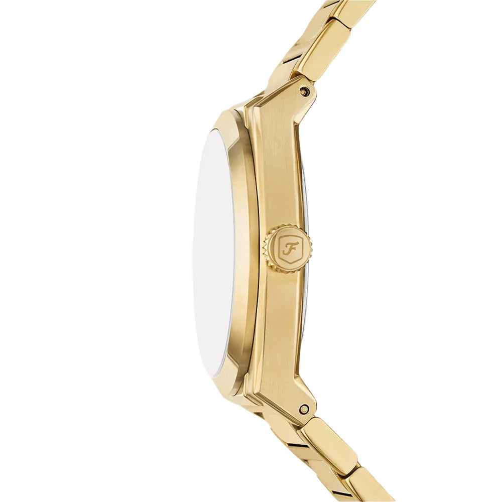 Fossil Everett Gold Tone Green Dial Men's Watch FS6090