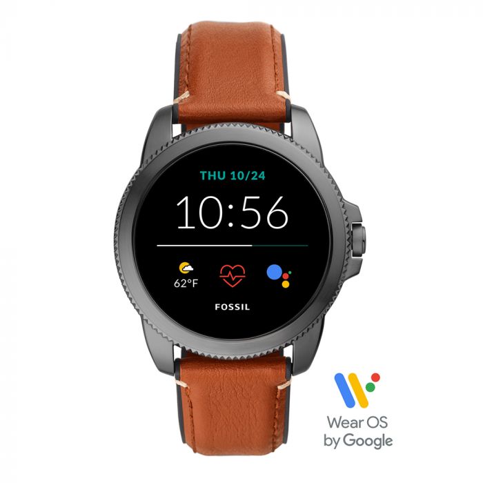 Fossil Gen 5E Round Black Men's Smartwatch | FTW4055