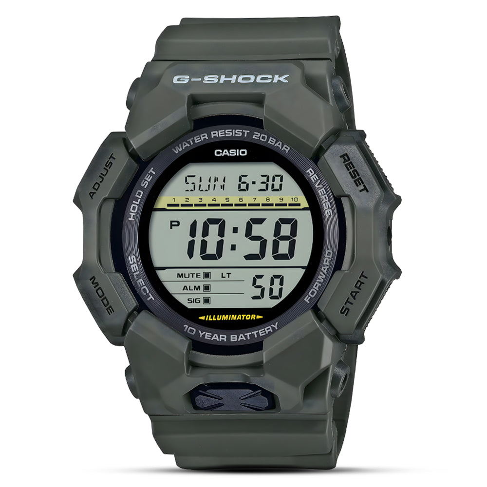 Casio G-Shock "Alarm World Time" Digital Men's Watch | GD-010-3DR