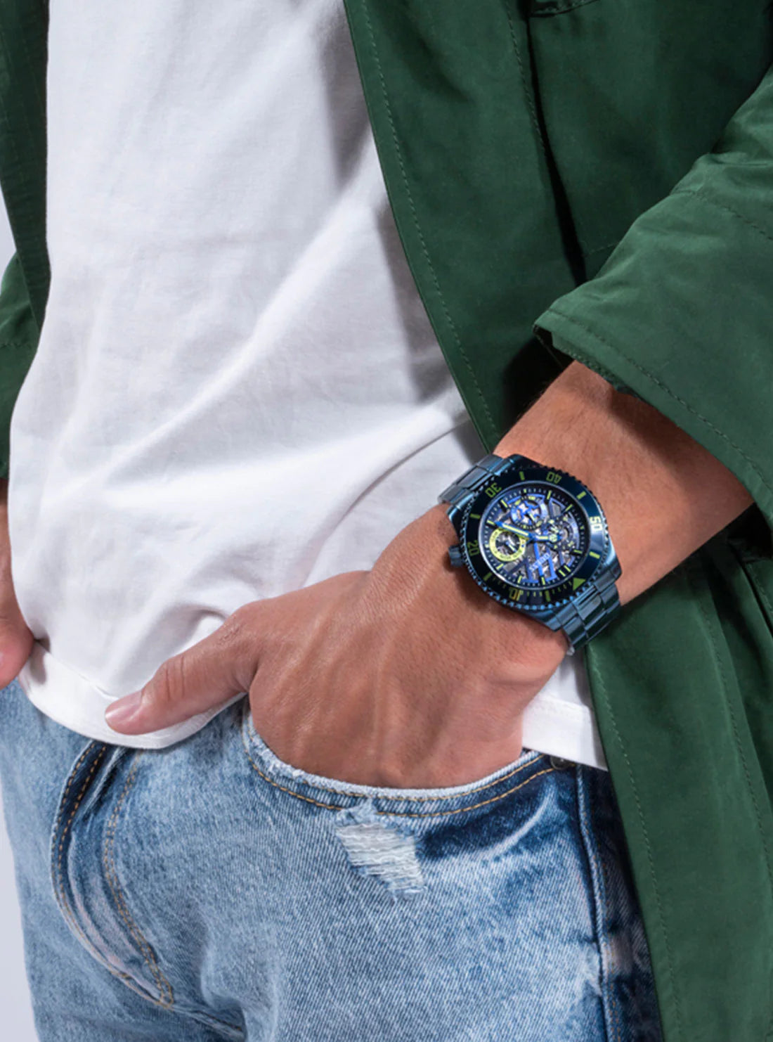 Guess Axle Men's Navy Multi-Function Watch GW0488G4